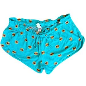 XHILARATION Hamburger Pajama Shorts